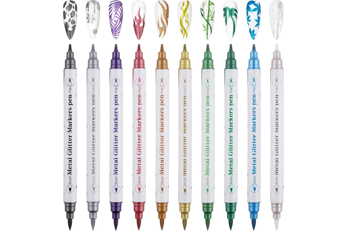 10 Piece Nail Art Pens Set