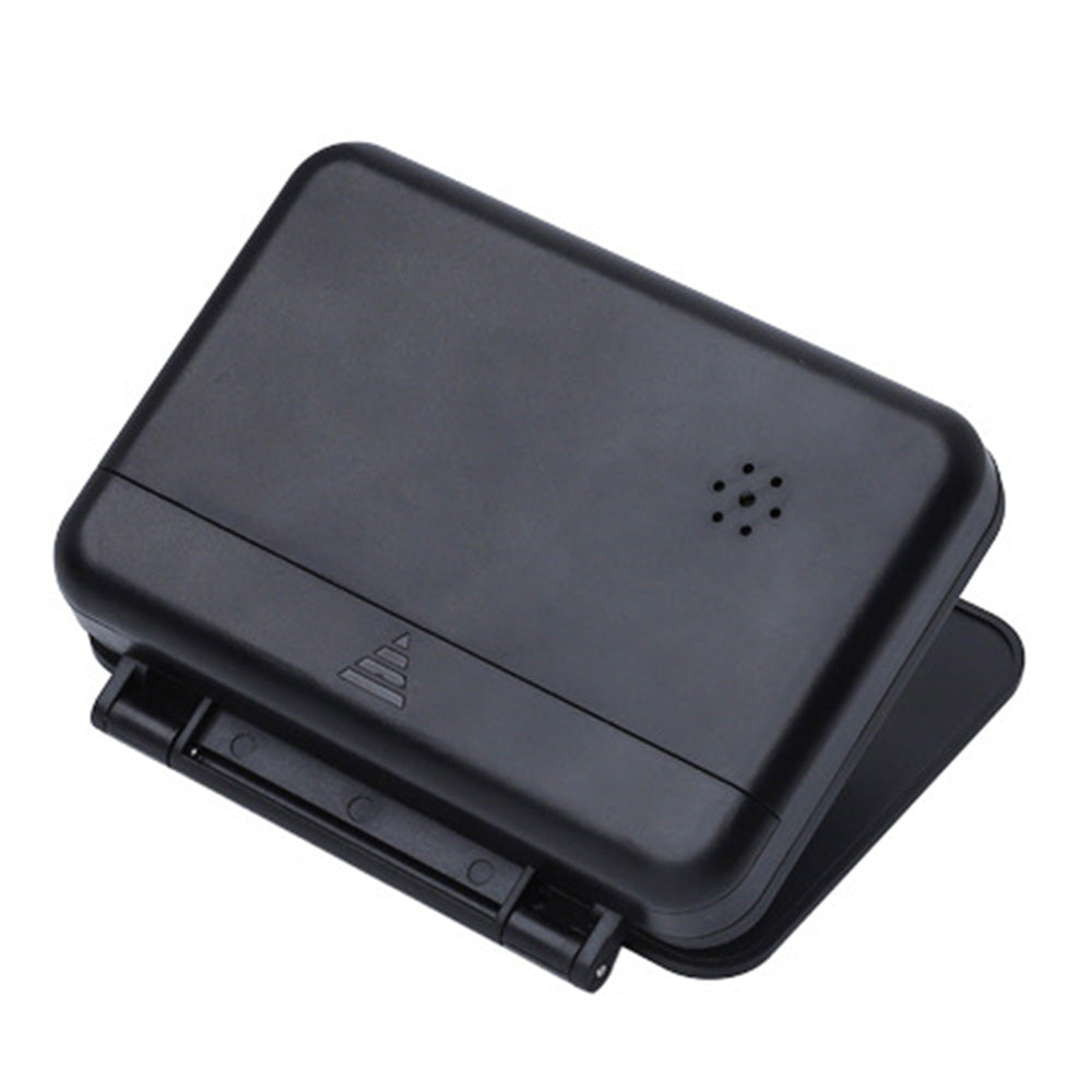 Smart Digital Alarm Clock with Temperature Display Snooze Function and LED Backlight Black