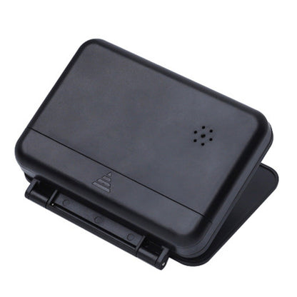 Smart Digital Alarm Clock with Temperature Display Snooze Function and LED Backlight Black