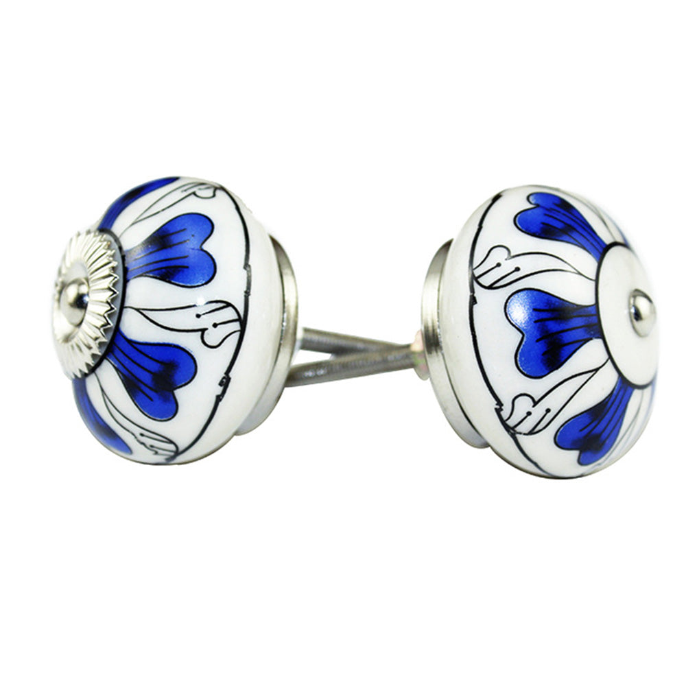 7Pcs Ceramic Cabinet Drawer Knobs ¨C Cupboard Door Handles and Pulls for Furniture