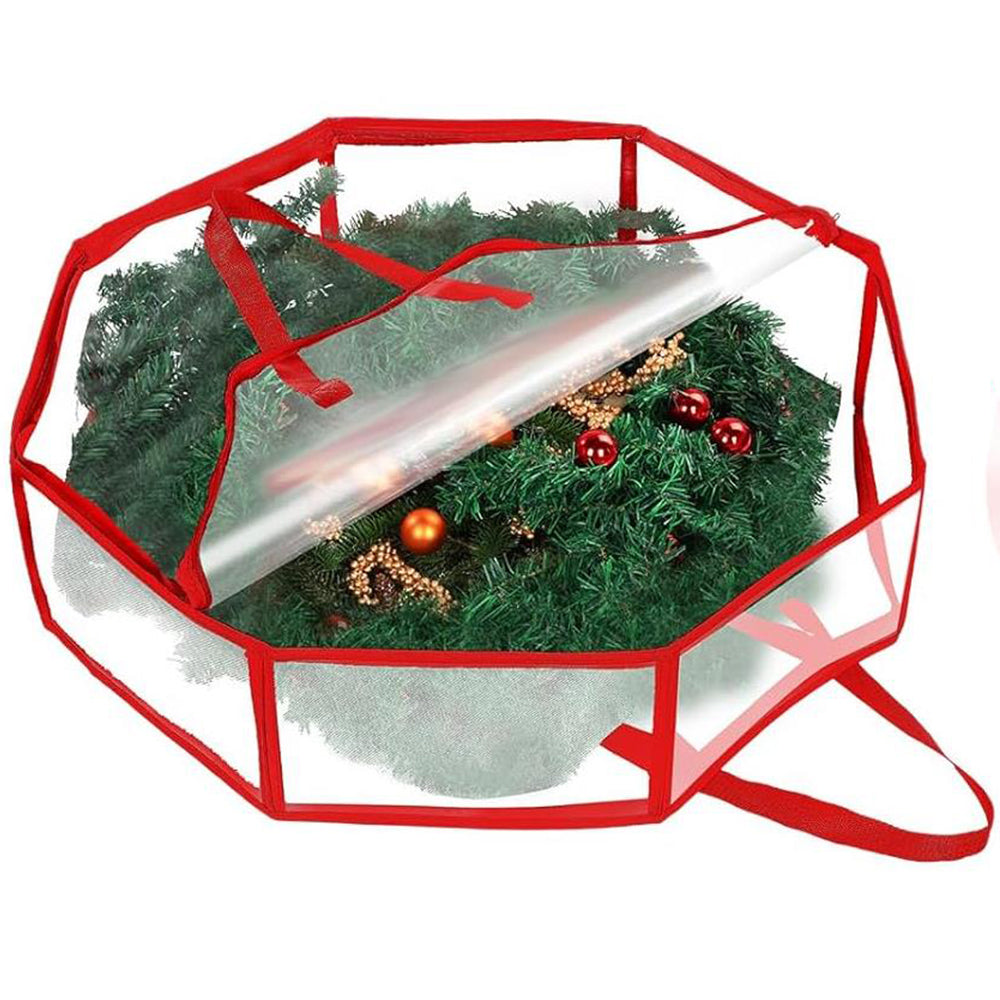 76cm Christmas Wreath Storage Bags Octagon Xmas Garland Bags