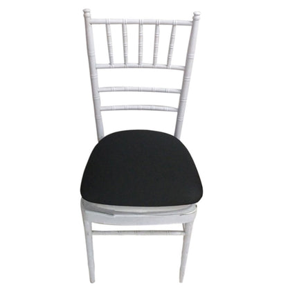 4 Piece Stretch Removable Dining Chair Seat Cushion Slipcovers - Black