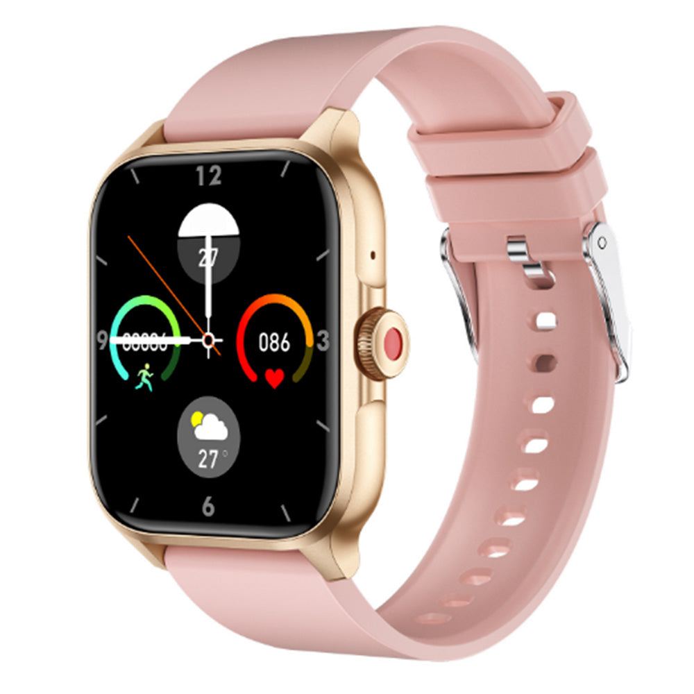 Bluetooth Smart Watch 1.85in HD Fitness Watch with 100+ Sports Modes Heart Rate Sleep Monitor for iOS Android Pink