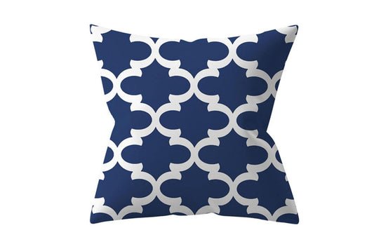 45X45CM Art Linen Square Geometric Design Throw Pillow Case Home Decor Cushion Cover-ST2