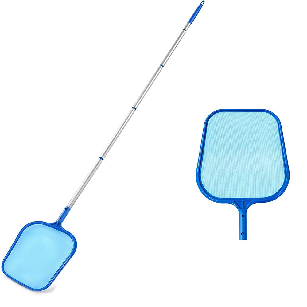 Pool Skimmer Net with 5 Pole Sections for Pools Spas & Hot Tubs