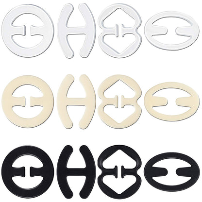 10 Pack Bra Strap Cleavage Control Sports Racerback Running Clasp Holder Clips