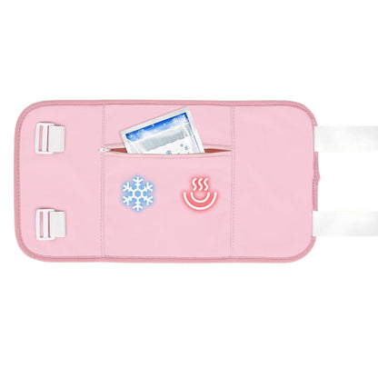 9PCS Reusable Castor Oil Pack Set ââ‚?Organic Cotton for Neck  Waist & More Pink