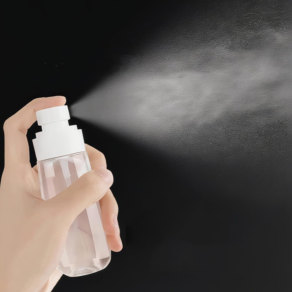 3 Piece 60ml Refillable Fine Mist Travel Spray Bottles