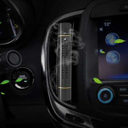 Car Air Vent Clip Air Freshener with Scent Sticks Metal Aroma Diffuser for Vehicle Interior-Black
