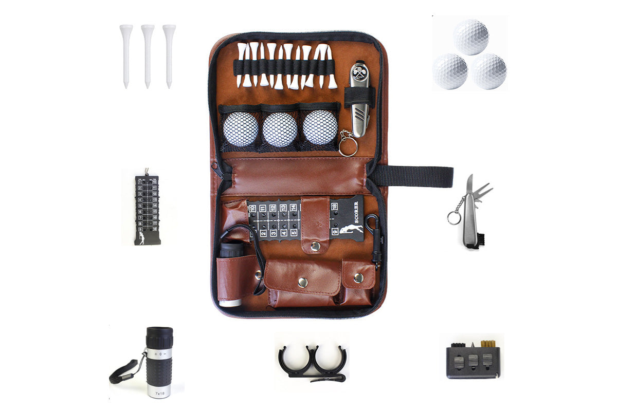 Golf Accessories Tool Kit with Carrying Case