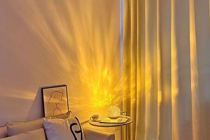 16 Color RGB Water Ripple Mood Lamp with Touch Dimming