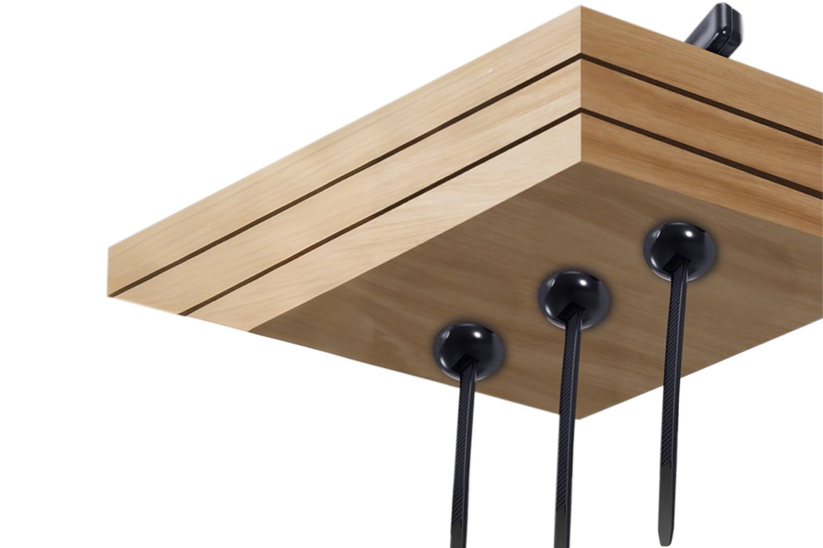 200Pcs Nylon Universal Cable Tie Buckle Zip Tie for Car Repair Wire Bundling