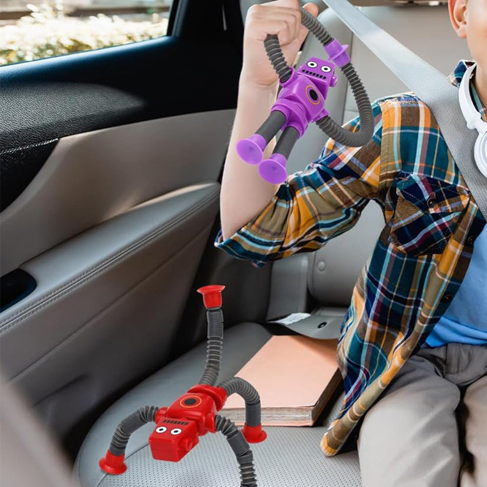 4Pcs Suction Cup Pop Tubes Stretchy Sensory Fidget Toys for Kids Style 1