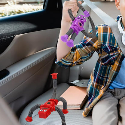 4Pcs Suction Cup Pop Tubes Stretchy Sensory Fidget Toys for Kids Style 1