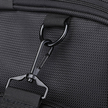 Foldable Garment Bag with Hanger and Shoulder Strap - Black