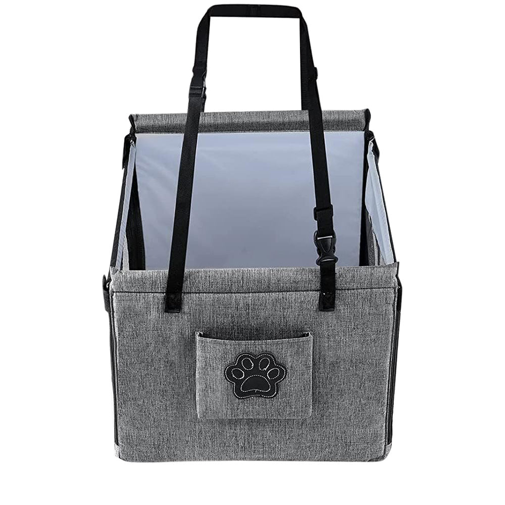 Foldable Water-resistant Dog Auto Seat Pad - Grey