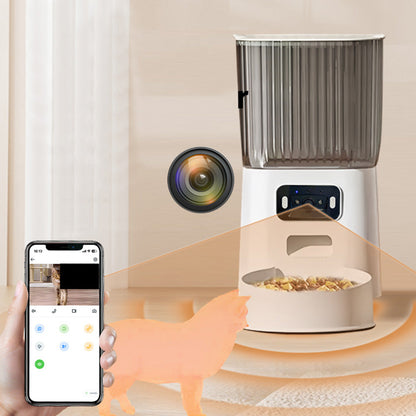 5L Smart Pet Feeder with Camera & Dual-Band WiFi ââ‚?Automatic Dispenser