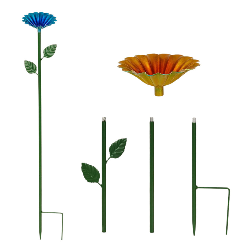 4PCS Bee Watering Station Metal Bee Water Feeder Colorful Bee Bath Bowl For Outdoor