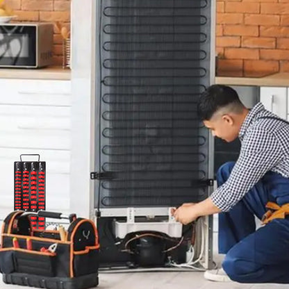 80Pcs Set Socket Organizer Tray Portable Multi-Size Socket Holder Red