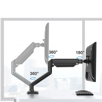 Single Monitor Mount Adjustable Monitor Arm for 13-32 inch Screens