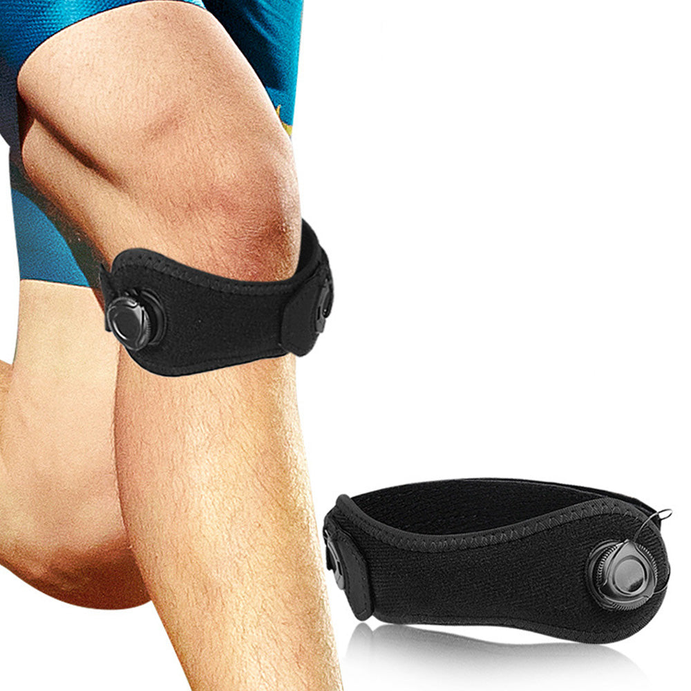 Pair of Knee Strap Patella Support Knee Band Brace for Running Sports Basketball