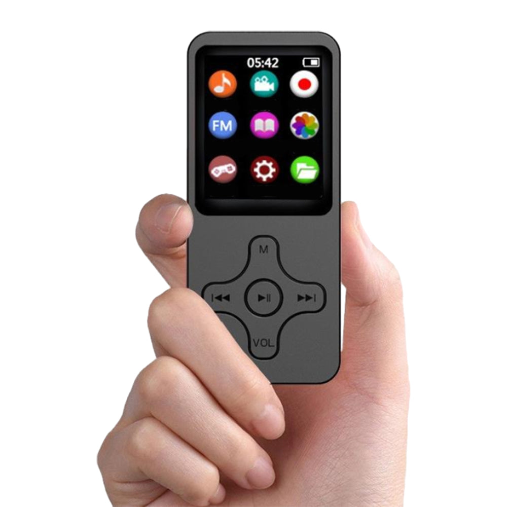 Mini Bluetooth MP3 Player Portable Music Player FM Radio E Book Voice Recorder with 32GB Memory Card