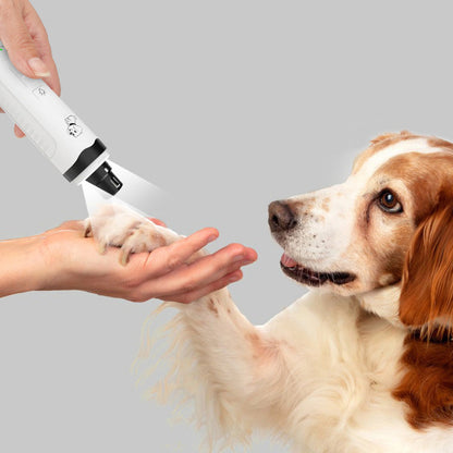 Electric Dog Nail Grinder ââ‚?M3 Rechargeable Pet Nail Trimmer Grooming Tool