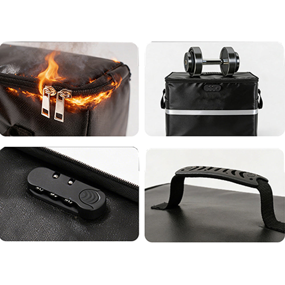 Fireproof Document Box with Combination Lock