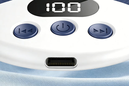 Display Under Pillow Bluetooth Sleep Speaker - Blue