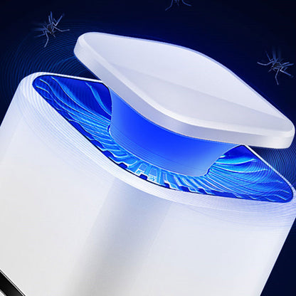 2-in-1 Electric Mosquito Killer Lamp USB Powered Fly Trap Mosquito Zapper White