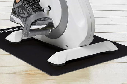 Non Slip Ellipse Leg Exerciser Workout Mat Under Desk Elliptical Exercise Mat