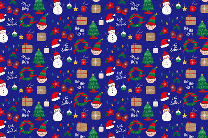 10Pcs Christmas Wrapping Paper Present Wrap Rolls