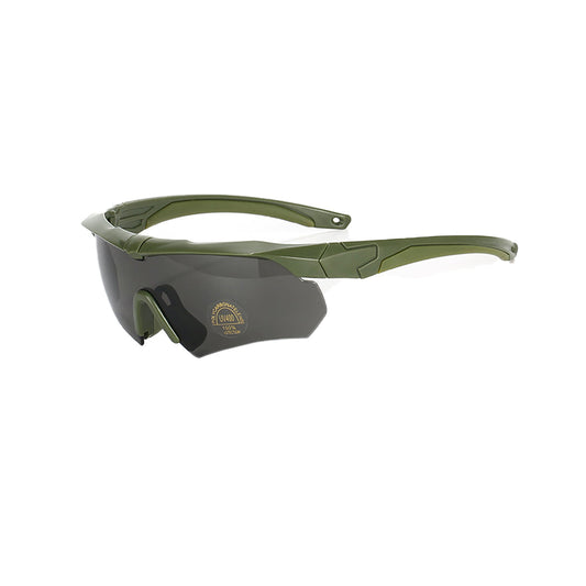 Tactical Glasses Outdoor Sports Goggles with 2 Replacement Lenses Army Green