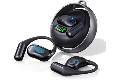AI Translation Earbuds Real Time 138 Language Translator Earbuds with iOS Android-Black