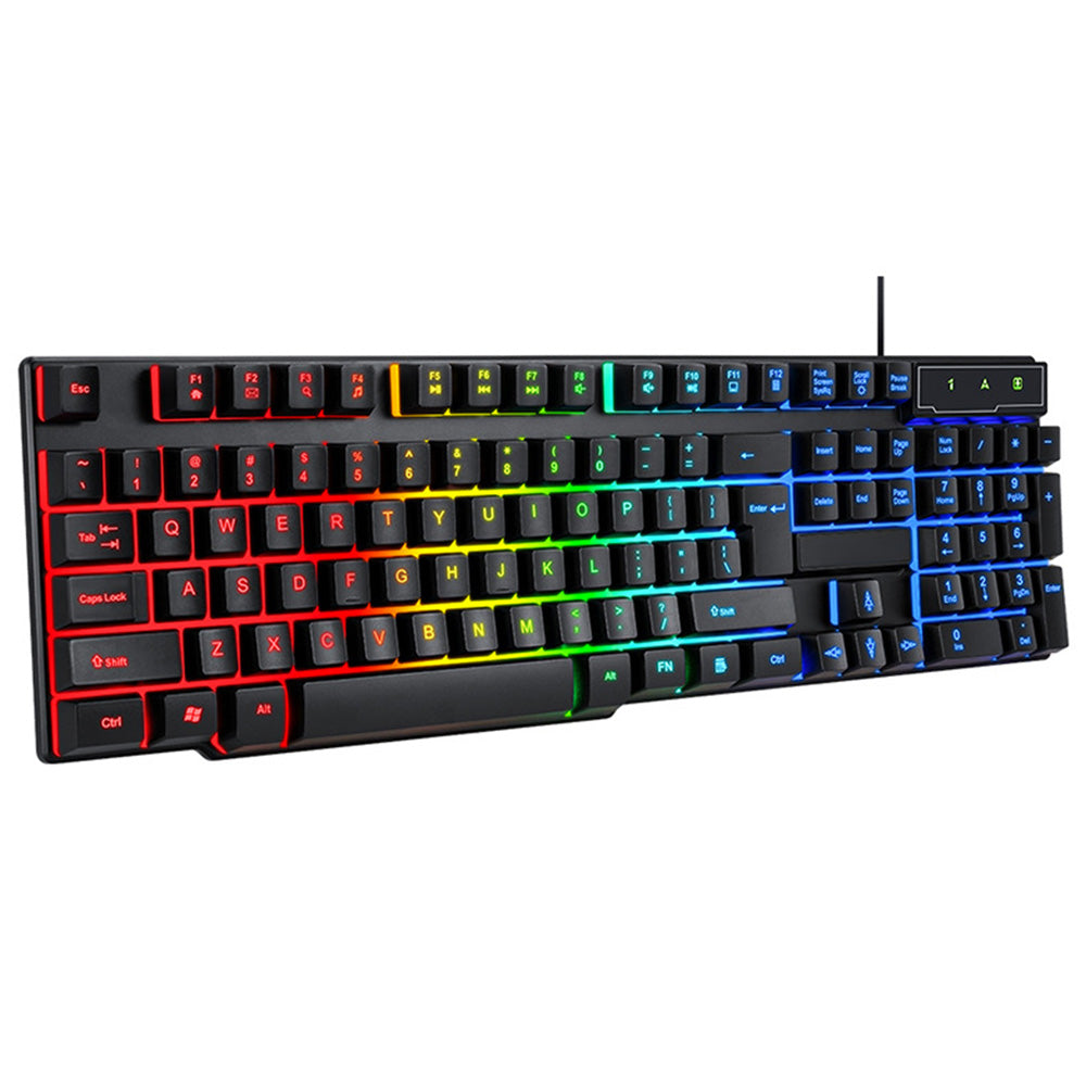 Wired Gaming Keyboard and Mouse Set with RGB Backlight