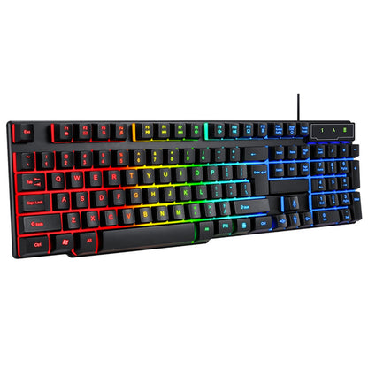 Wired Gaming Keyboard and Mouse Set with RGB Backlight