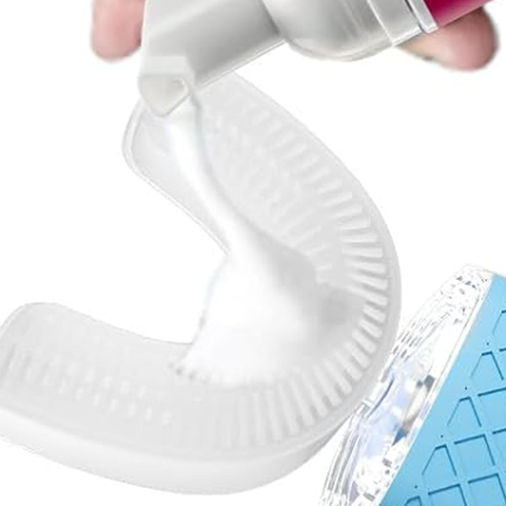 U Shaped Electric Toothbrush-Blue