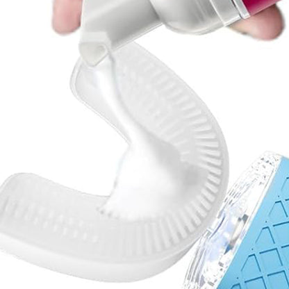 U Shaped Electric Toothbrush-Blue