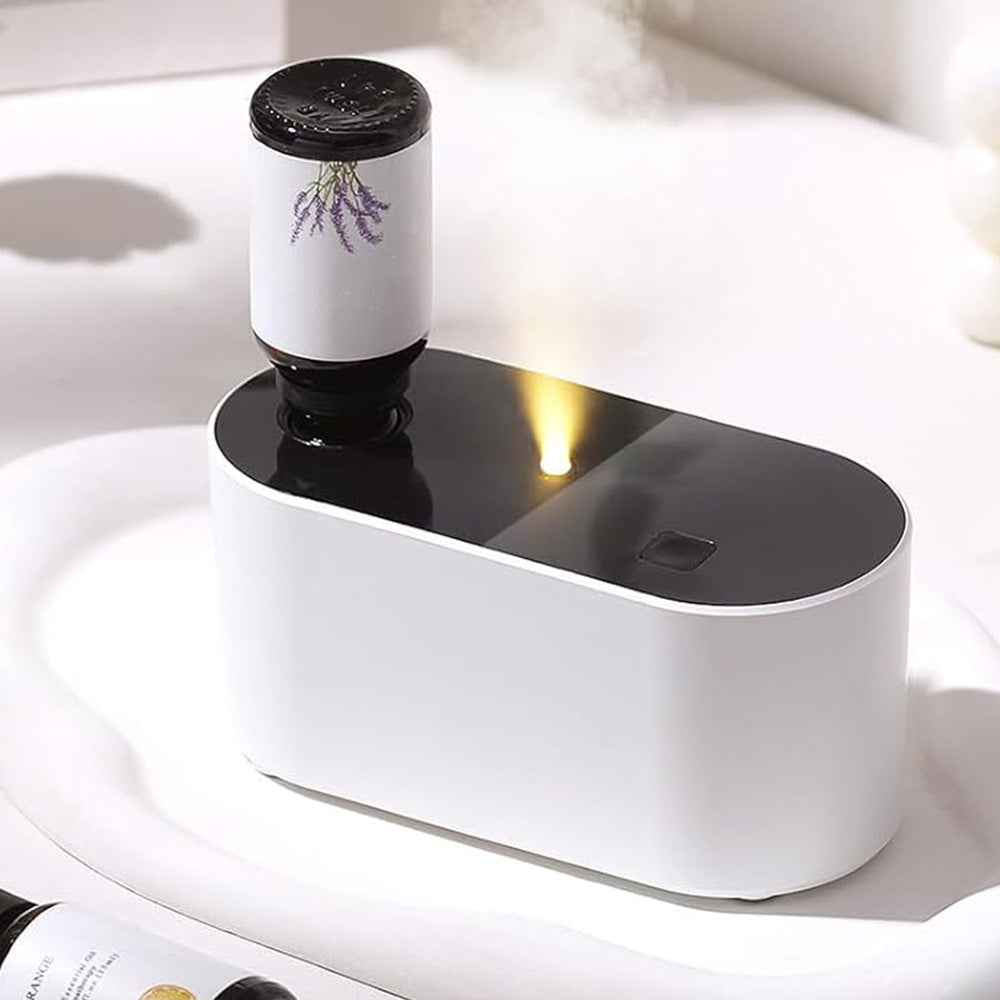 Waterless Diffuser for Essential Oil 3 Mist Modes Scent Air Aromatherapy Diffuser for Home Office Bedroom White