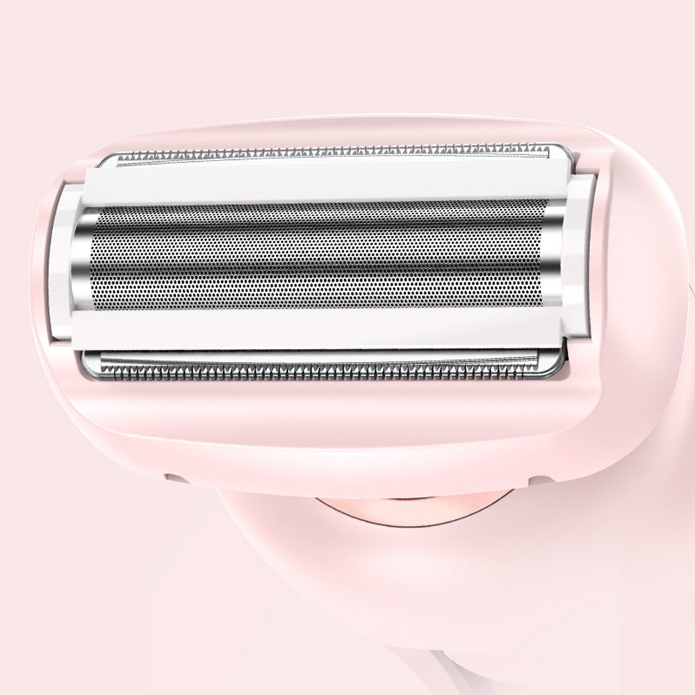 Cordless Electric Hair Trimmer Rechargeable Women Hair Trimmer-Pink