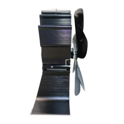 Heat Powered Fireplace Fan Eco-Friendly Stove Fan with Thermometer