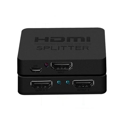 HDMI Splitter 1 In 2 Out Supports 4K 30Hz for TV Projector PS5 and Xbox Home Office