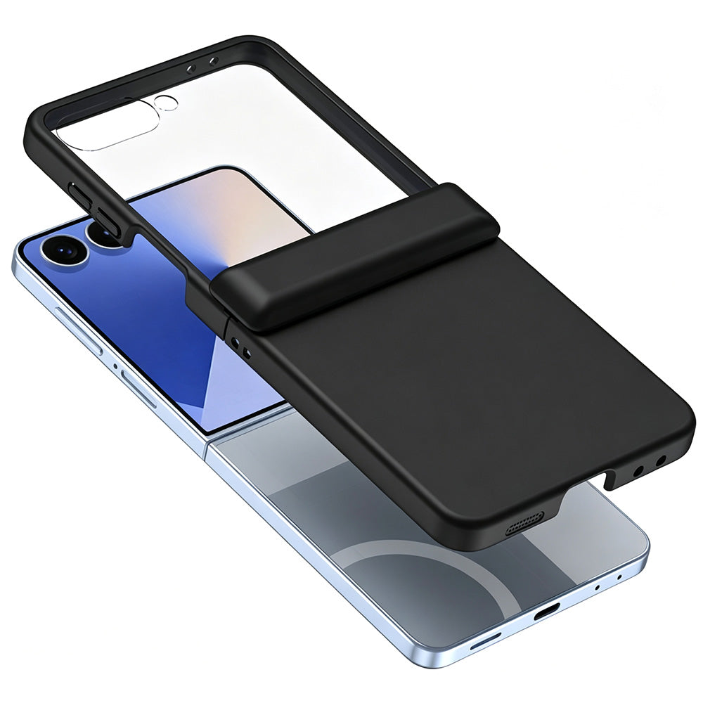 Case and Screen Protector for Samsung Galaxy Z Flip 8 - Black