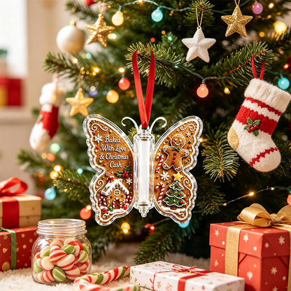 4 Piece Set Acrylic Christmas Cash Holder Ornament