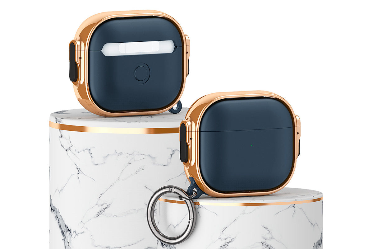 Shockproof Armor Protective Case for AirPods 4th Generation-Blue