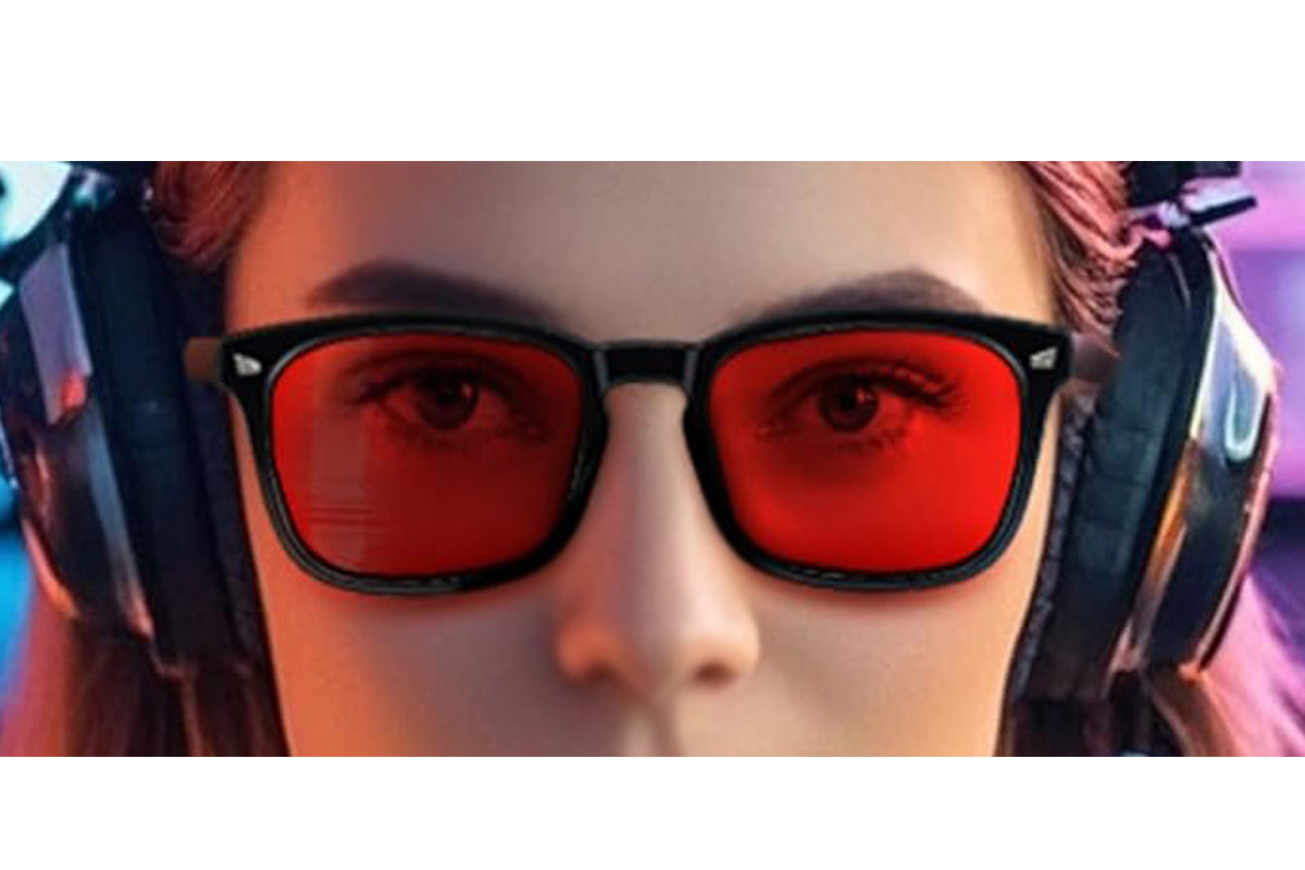 Sleep Glasses Blue Light Blocking Glasses for Gaming Working Sleeping-Black