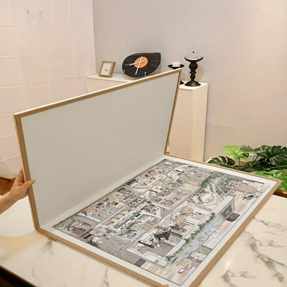 1000 Pieces Foldable Puzzle Board-Beige