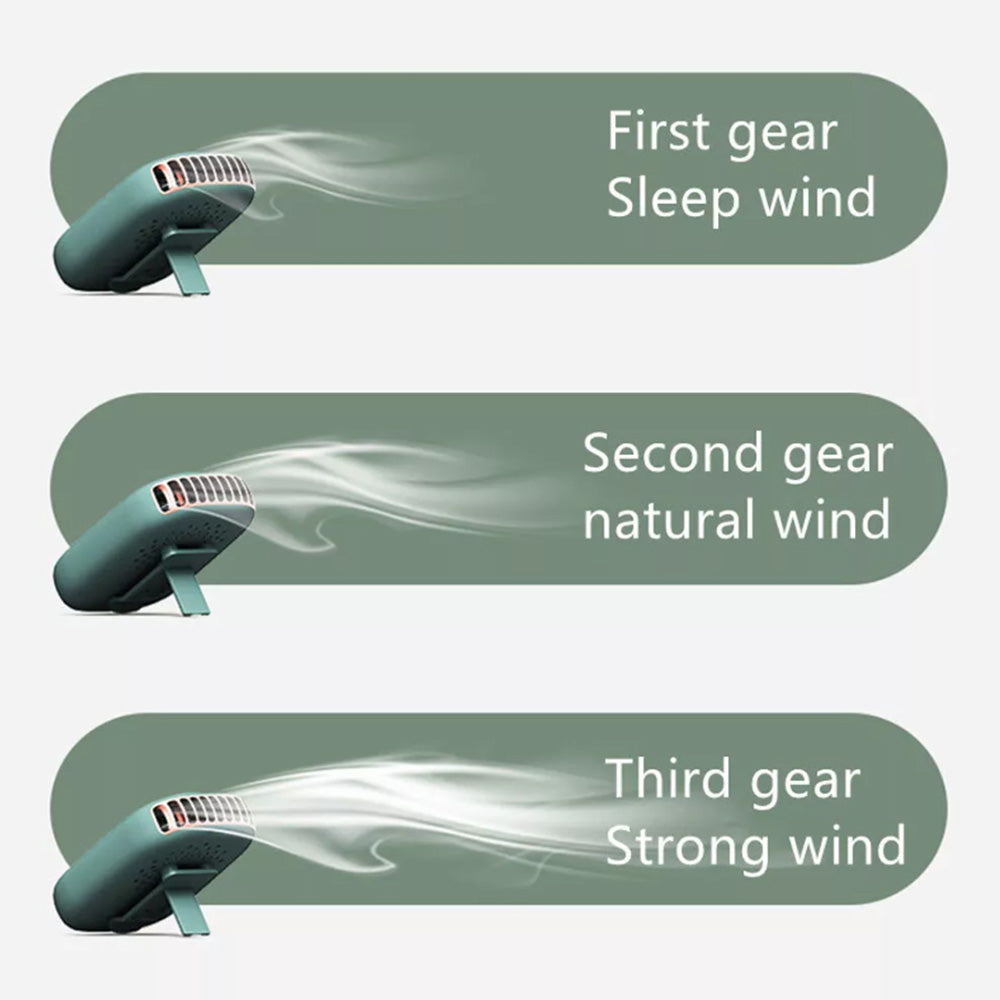 Portable Summer Cooling Fan with Lanyard USB Rechargeable Desk Fan Mini Cooling Travel Hanging Fan Pink