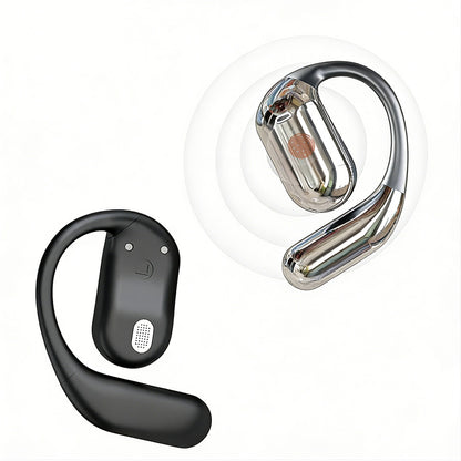 Real-Time AI Translation Earbuds Wireless Headphones for Travel Meetings Learning-Black
