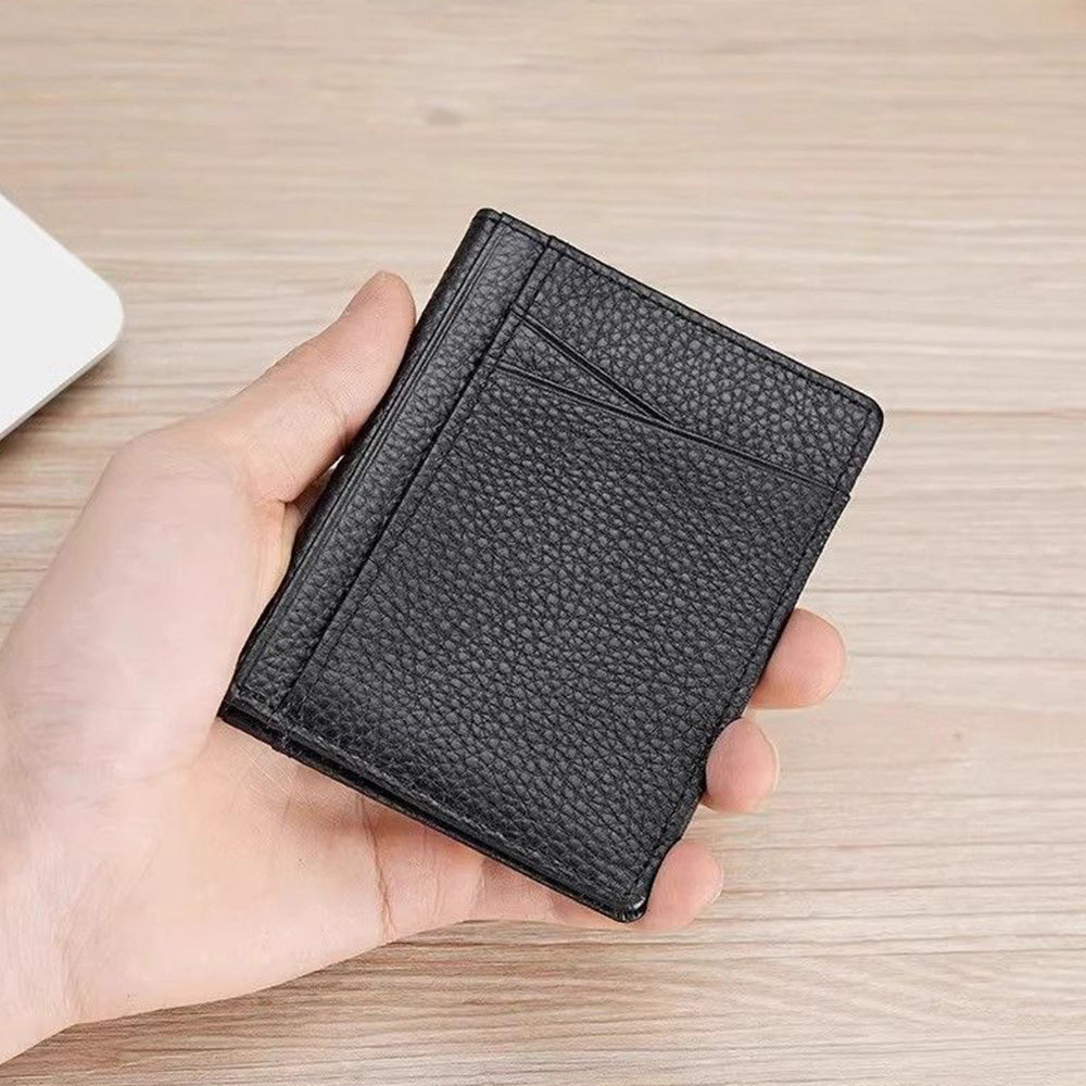 2Pcs PU Leather Card Holder Slim Credit Card Organizer